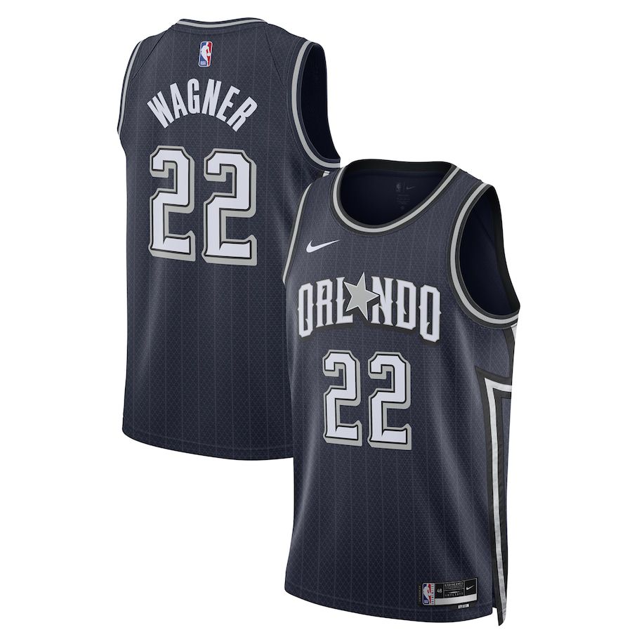 Men Orlando Magic #22 Franz Wagner Nike Navy City Edition 2023-24 Swingman NBA Jersey->orlando magic->NBA Jersey